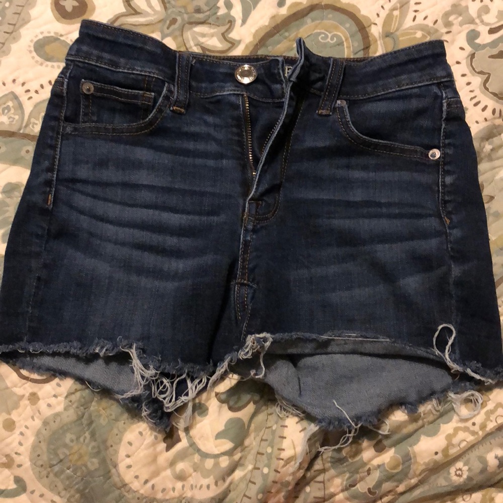 AE hi rise shorts